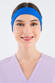 Royal Blue Headband and Mask Holder