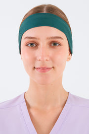 Fern Green Headband and Mask Holder