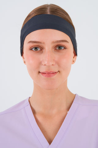 Black Headband and Mask Holder