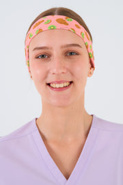 Kiwi Fruit Headband and Mask Holder