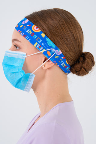 Strength Through Kindness Headband and Mask Holder