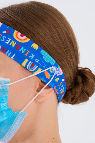 Strength Through Kindness Headband and Mask Holder