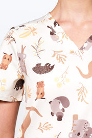 Aussie Natives - Women's Scrub Top