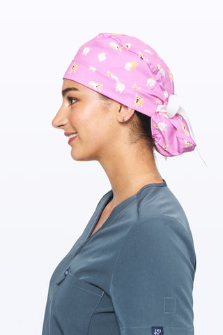 Loafing Corgis Scrub Cap
