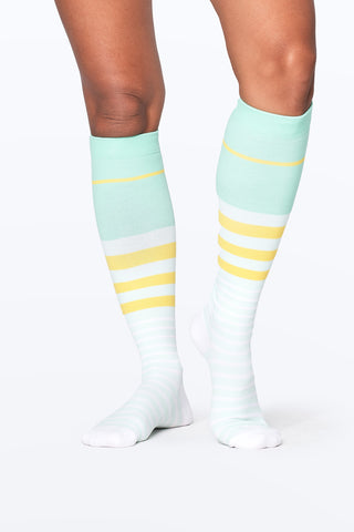 Merryl Stripe Compression Socks