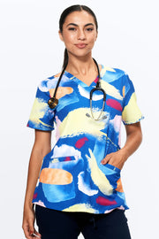Art Attack - Women's Scrub Top
