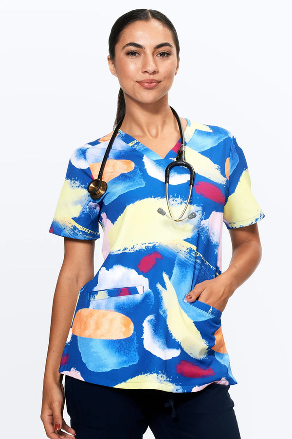 Art Attack - Women's Scrub Top