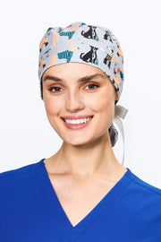 Hipster Dogs Scrub Cap
