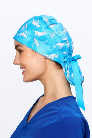 Migaloo: The White Whale Scrub Cap