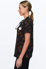 Haunted Hospital - Women's Scrub Top