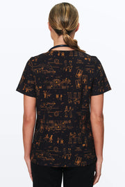 Haunted Hospital - Women's Scrub Top