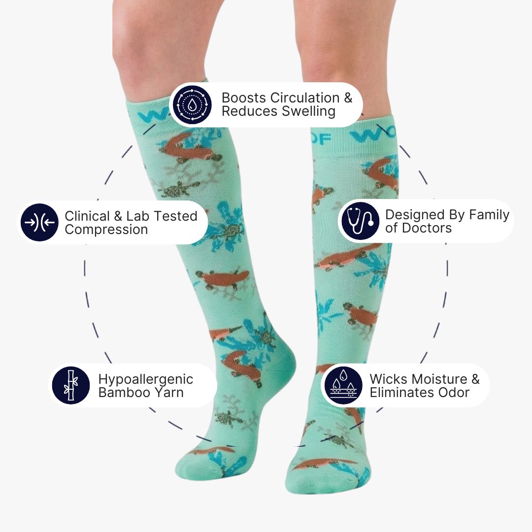 Platypus Bamboo Compression Socks | Dr. Woof Apparel