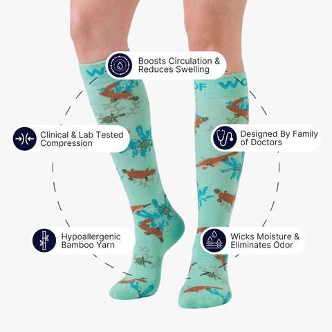 Platypus Bamboo Compression Socks | Dr. Woof Apparel