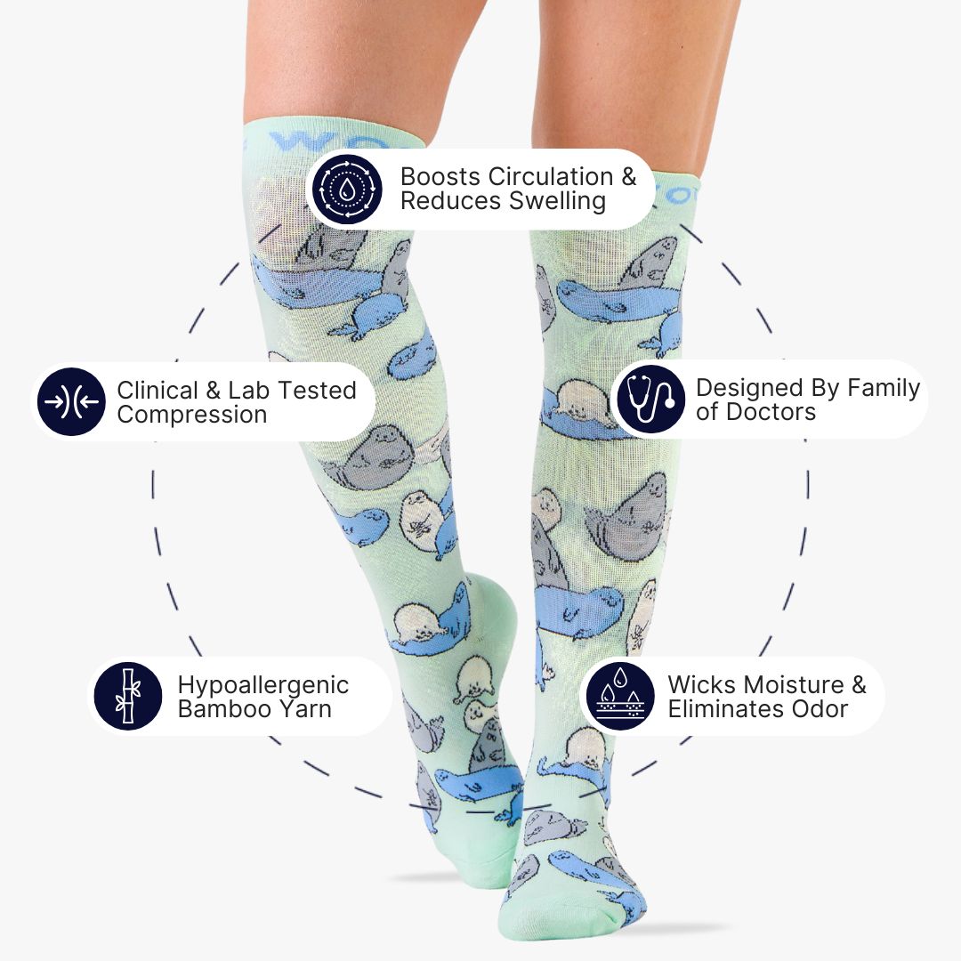 Seal Bamboo Compression Socks