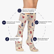 Waiter’s Best Friend Bamboo Compression Socks