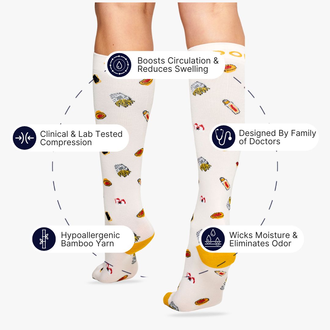 Tuck Shop Snacks Bamboo Compression Socks | Dr. Woof Apparel