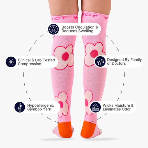 Chaussettes hautes Cyclisme Ventura Socks - Taille 39/42 - As de Coeur Chaussettes hautes Cyclisme Ventura Socks - Taille 39/42 - As de Coeur