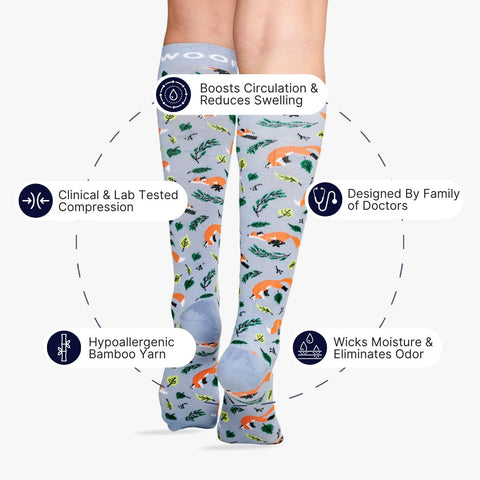 Fox Bamboo Compression Socks
