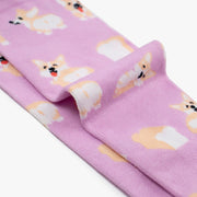 Loafing Corgis Bamboo Compression Socks
