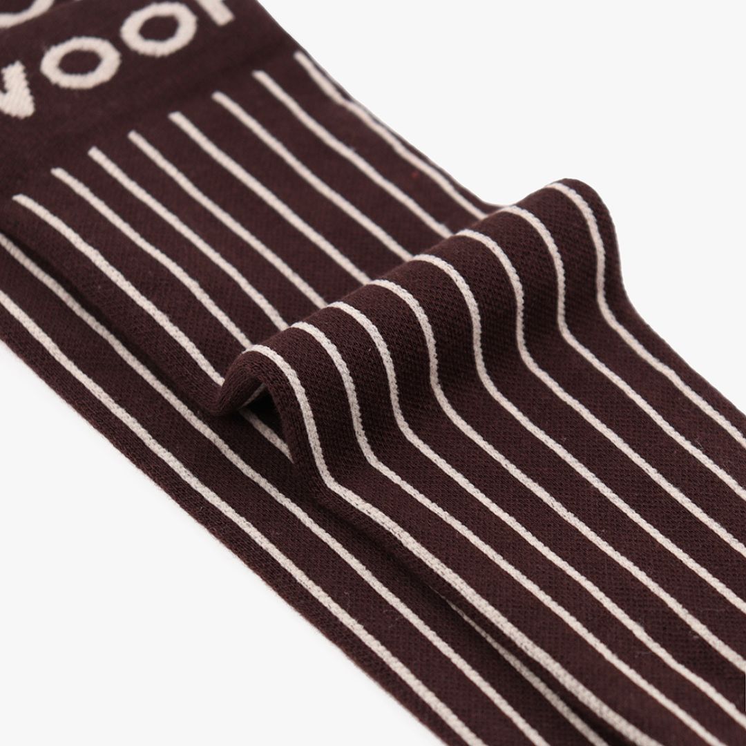 KING GNU LINE SOCKS バーガンディ Pinstripe Bamboo Compression Socks | Dr. Woof Apparel