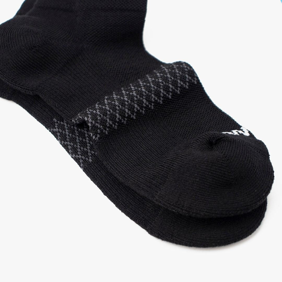 Black Bamboo Ankle Compression  Socks