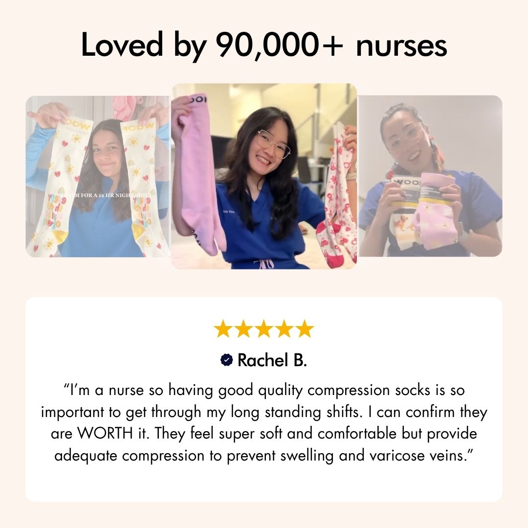 Chill Sunday Stripes Bamboo Compression Socks