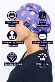 If I Fit I Sit Scrub Cap (Copy)