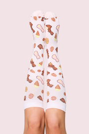 Yummy Bunnies Bamboo Compression Socks
