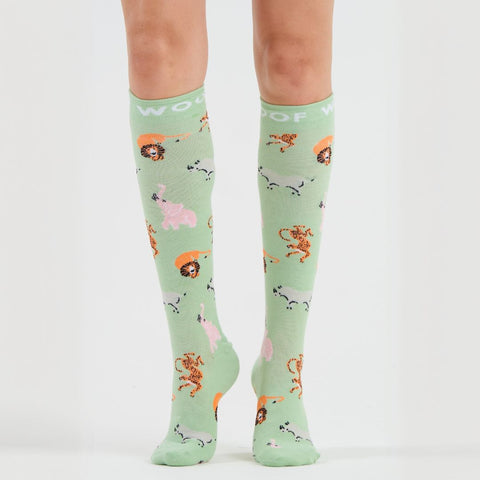 Wild Savanna Bamboo Compression Socks