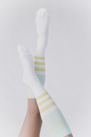 Merryl Stripe Bamboo Compression Socks