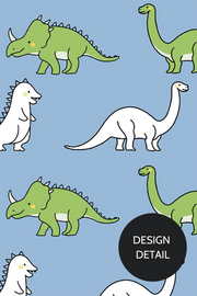 Dr. Woof Dinosaurs Surgical Scrub Cap Design Closeup 