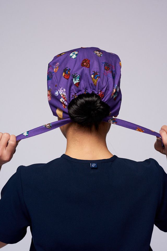 15 Hearts Surgical Scrub Cap | Dr. Woof Apparel display picture 3