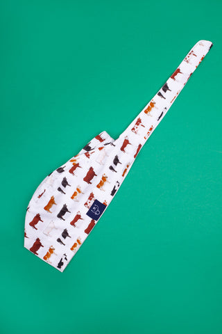 Dr. Woof Cows Surgical Scrub Cap Flatlay 