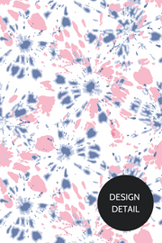 Dr. Woof Tie Dye Surgical Scrub Cap Design Closeup