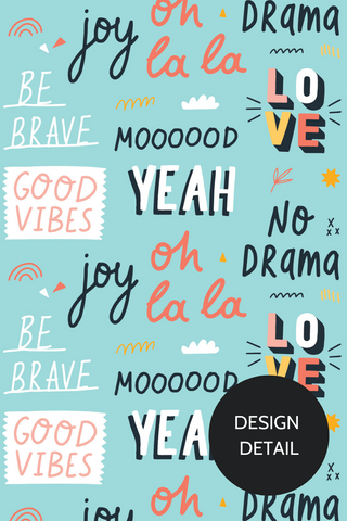 Dr. Woof Good Vibes Surgical Scrub Cap Design Closeup