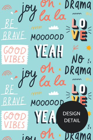 Dr. Woof Good Vibes Surgical Scrub Cap Design Closeup 