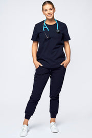 Women’s Crew Neck Scrub Top