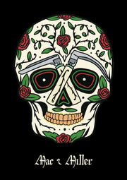 Dr. Woof Sugar Skulls Anesthesia Surgical Scrub Cap Design 