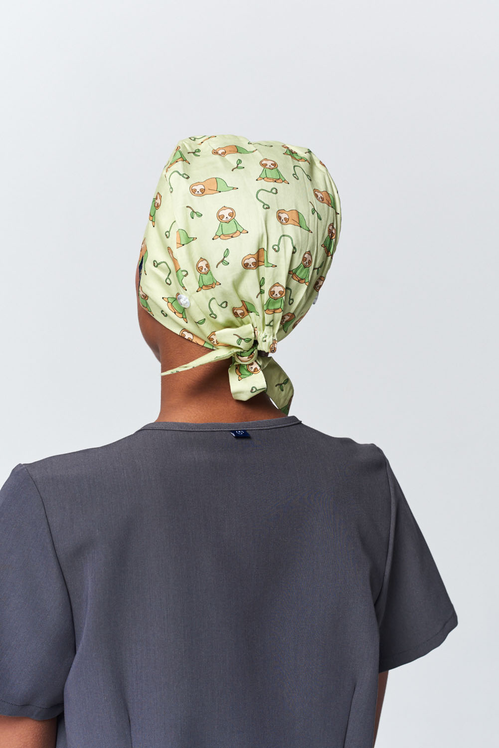 Little Sloth Surgical Scrub Cap | Dr. Woof Apparel display picture 3